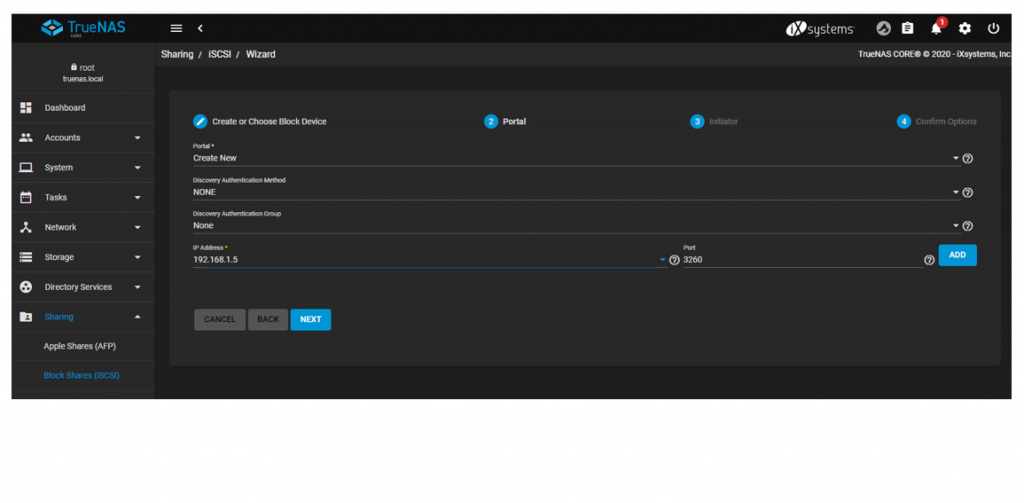 Crear una Lun en TrueNAS por ISCSI y presentarlo a un ESX – CompluTIC ...